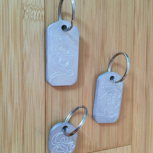 yess yoga keychain