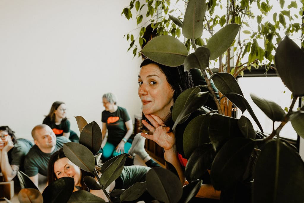 Liz Flavin is a teacher at Yess Yoga in Minneapolis, MN