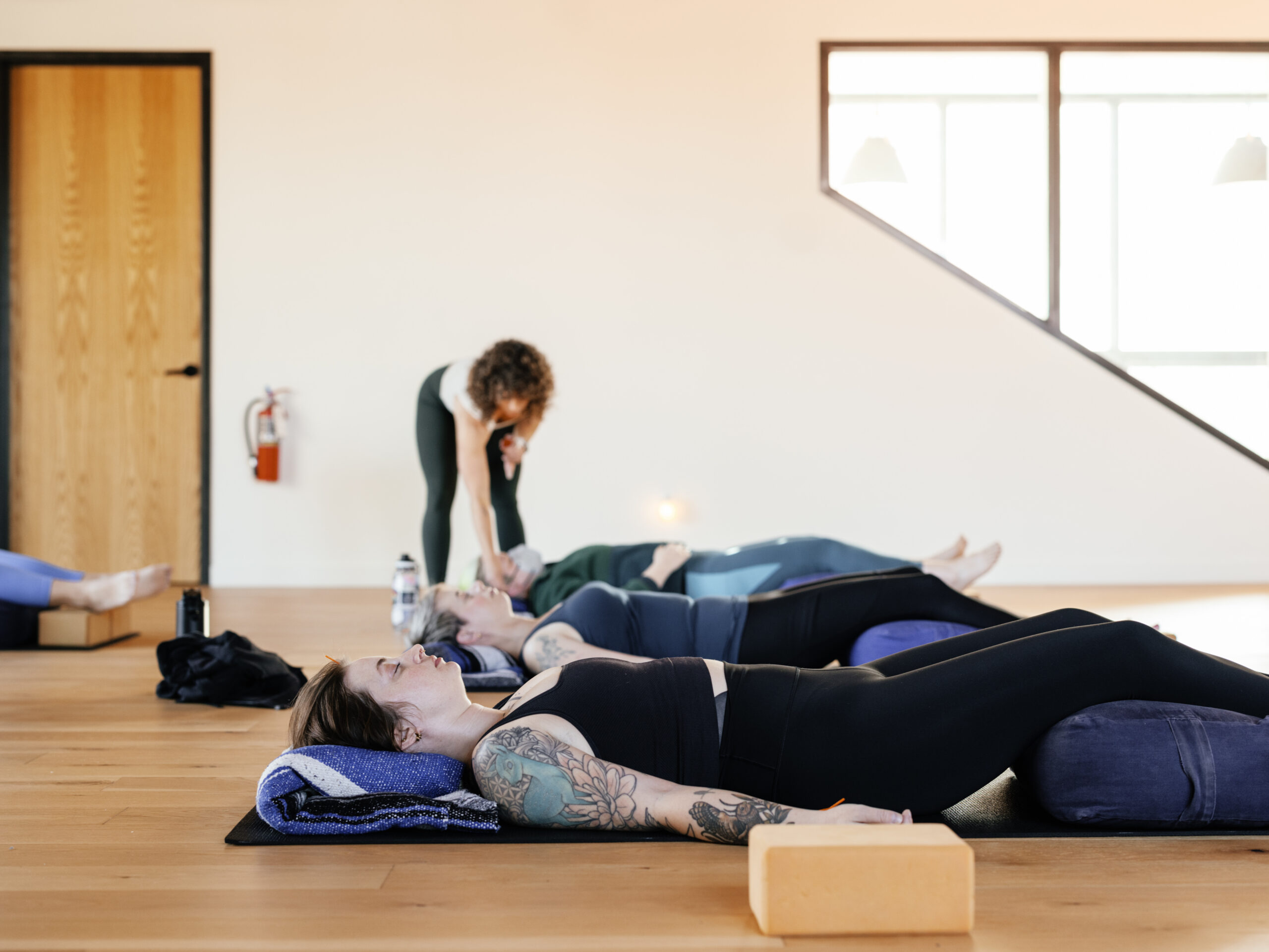 Tatum Fjerstad Kid yoga workshop at Yess Yoga in Minneapolis, MN